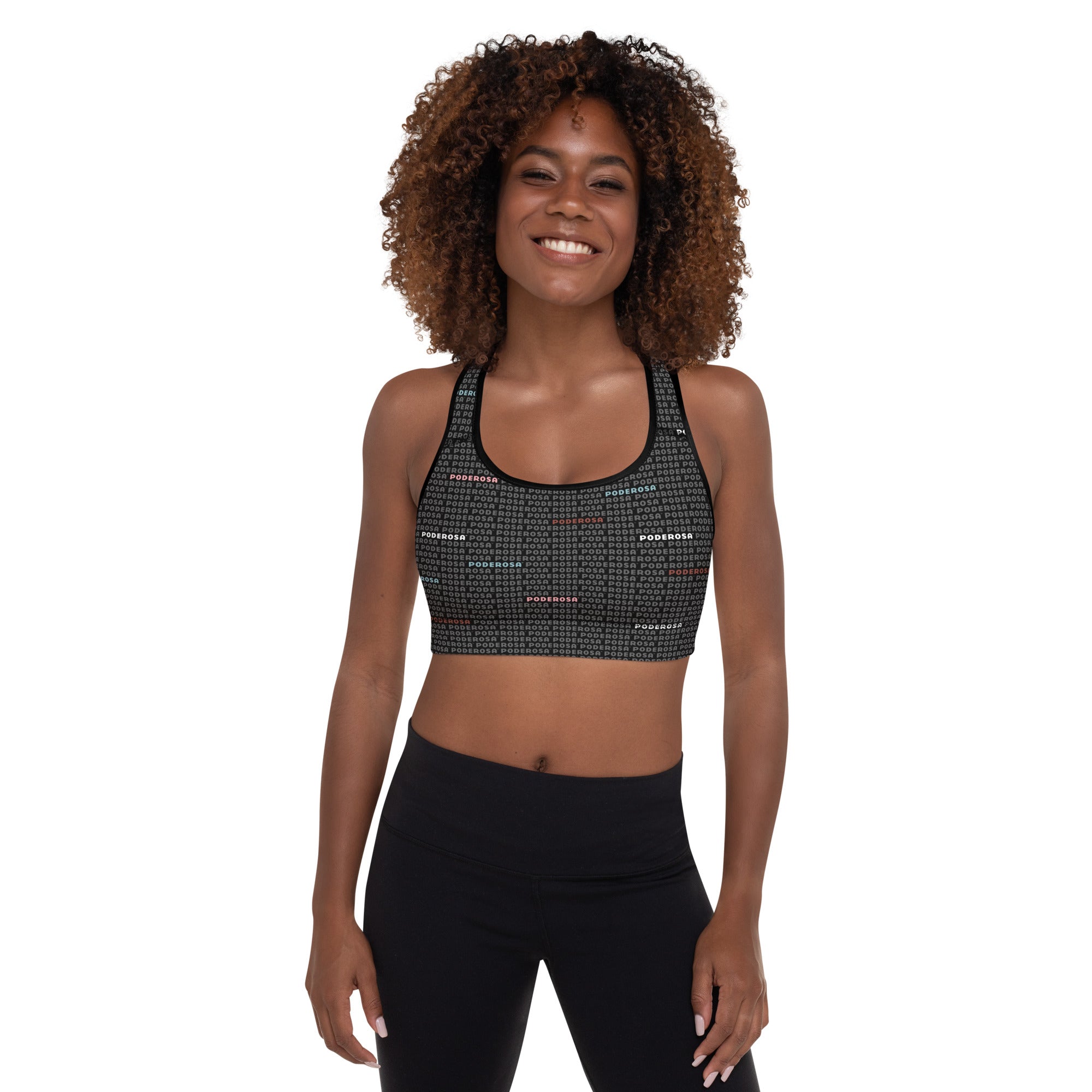 All-Over Print Padded Sports Bra