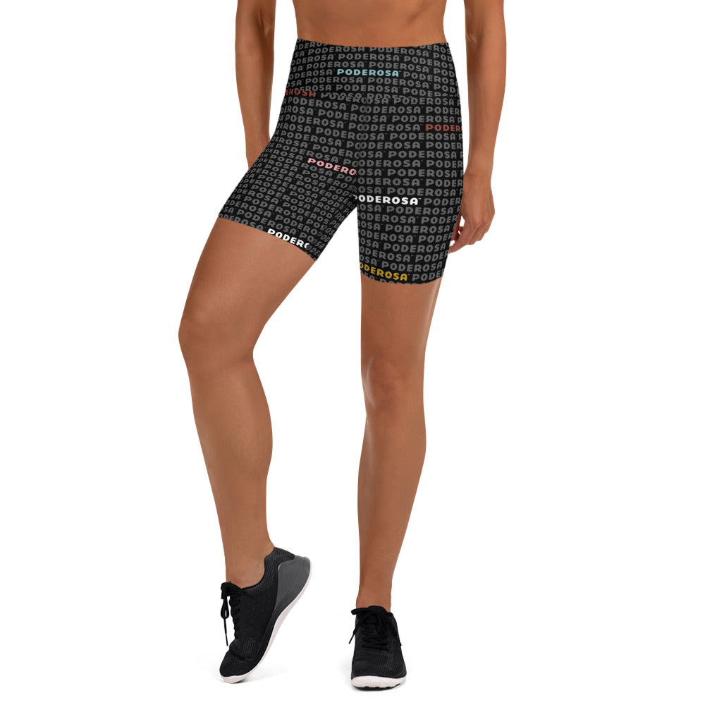 All-Over Print Yoga Shorts